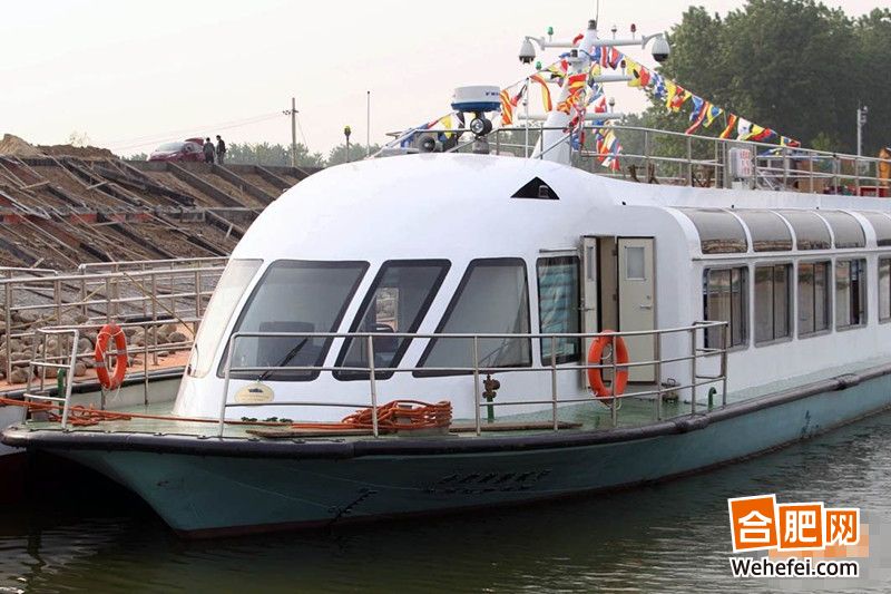 合肥“旅游二号”试航 “五一”可乘游轮观赏巢湖水上风光